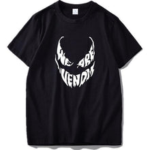 Load image into Gallery viewer, T Shirt Men Cool Comic Originality Black Cotton Venom