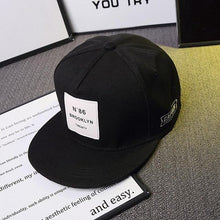 Load image into Gallery viewer, BROOKLYN Letters Solid Color Patch Baseball Cap