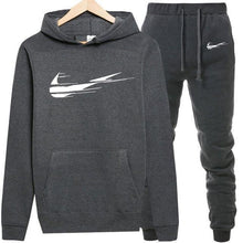 Load image into Gallery viewer, Fleece Hooded Pullover Fashion Brand Hoodies Sweatshirts+Sweatpants Suits