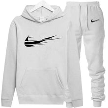 Load image into Gallery viewer, Fleece Hooded Pullover Fashion Brand Hoodies Sweatshirts+Sweatpants Suits