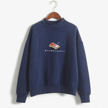 Load image into Gallery viewer, Women Hoodies 2019 Autumn Winter Sweatshirts Cartoon Kawaii Sushi Japanese
