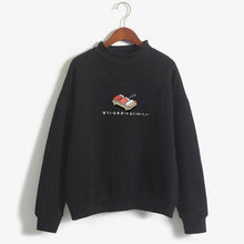Load image into Gallery viewer, Women Hoodies 2019 Autumn Winter Sweatshirts Cartoon Kawaii Sushi Japanese