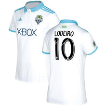 Load image into Gallery viewer, Nicolas Lodeiro Seattle Sounders FC Women's 2017/18 Secondary Jersey - White