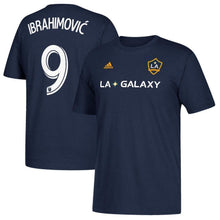 Load image into Gallery viewer, Zlatan Ibrahimovic LA Galaxy Player Name &amp; Number T-Shirt – Navy