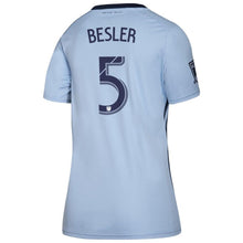 Load image into Gallery viewer, Matt Besler Sporting Kansas City Women's 2019 Primary Player Jersey – Blue
