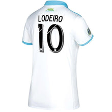 Load image into Gallery viewer, Nicolas Lodeiro Seattle Sounders FC Women's 2017/18 Secondary Jersey - White