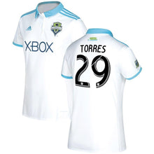 Load image into Gallery viewer, Roman Torres Seattle Sounders FC Women's 2017/18 Secondary Jersey - White
