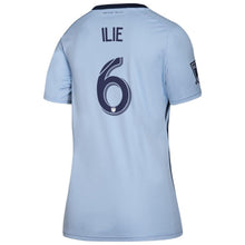Load image into Gallery viewer, Ilie Sanchez Sporting Kansas City Women's 2019 Primary Player Jersey – Blue