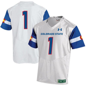 #1 Colorado State Rams Under Armour State Pride Football Jersey