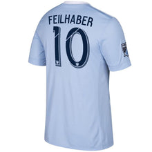 Load image into Gallery viewer, Benny Feilhaber Sporting Kansas City 2017 Primary Jersey - Light Blue