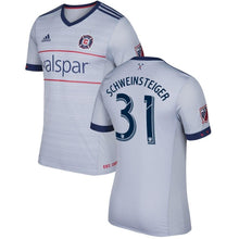 Load image into Gallery viewer, Bastian Schweinsteiger Chicago Fire 2017-18 Secondary Jersey - Gray