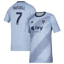 Load image into Gallery viewer, Johnny Russell Sporting Kansas City 2019 Primary Player Jersey – Blue