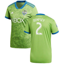 Load image into Gallery viewer, Clint Dempsey Seattle Sounders FC Women's 2018 Primary Player Jersey – Green