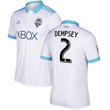 Load image into Gallery viewer, Clint Dempsey Seattle Sounders FC 2017/18 Secondary Jersey - White