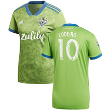 Load image into Gallery viewer, Nicolás Lodeiro Seattle Sounders FC Women's 2019 Primary Player Jersey – Green