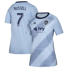 Load image into Gallery viewer, Johnny Russell Sporting Kansas City Women's 2019 Primary Player Jersey – Blue