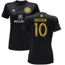 Load image into Gallery viewer, Federico Higuain Columbus Crew SC Women's 2018 Secondary Player Jersey – Black