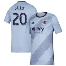 Load image into Gallery viewer, Daniel Salloi Sporting Kansas City 2019 Primary Player Jersey – Blue