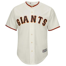 Load image into Gallery viewer, Joe Panik San Francisco Giants Majestic Cool Base Player Jersey - Cream/Black