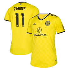 Load image into Gallery viewer, Gyasi Zardes Columbus Crew SC 2019 Primary Player Jersey - Yellow
