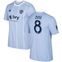 Load image into Gallery viewer, Graham Zusi Sporting Kansas City 2017/18 Primary Jersey - Light Blue