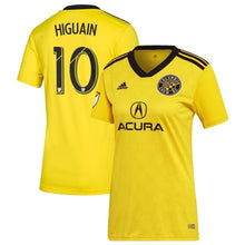 Load image into Gallery viewer, Federico Higuain Columbus Crew SC Women's 2019 Primary Player Jersey - Yellow