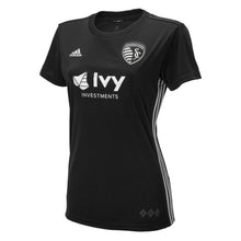 Load image into Gallery viewer, Roger Espinoza Sporting Kansas City Women's 2018 Secondary Player Jersey – Black