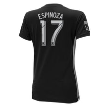 Load image into Gallery viewer, Roger Espinoza Sporting Kansas City Women's 2018 Secondary Player Jersey – Black