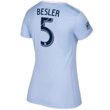 Load image into Gallery viewer, Matt Besler Sporting Kansas City Women's 2017/18 Primary Jersey - Light Blue