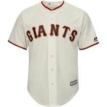 Load image into Gallery viewer, Buster Posey San Francisco Giants Majestic Official Team Cool Base Player Jersey – Cream/Black