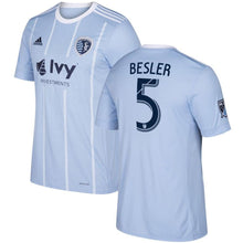 Load image into Gallery viewer, Matt Besler Sporting Kansas City 2017/18 Primary Jersey - Light Blue