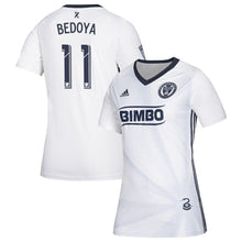 Load image into Gallery viewer, Alejandro Bedoya Philadelphia Union  Women's 2019 Secondary Player Jersey – White