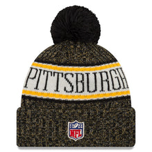 Load image into Gallery viewer, Pittsburgh Steelers New Era 2019 Knit Hat – Black