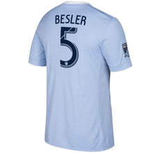 Load image into Gallery viewer, Matt Besler Sporting Kansas City 2017/18 Primary Jersey - Light Blue