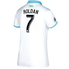 Load image into Gallery viewer, Cristian Roldan Seattle Sounders FC Women's 2017/18 Secondary Jersey - White
