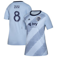 Load image into Gallery viewer, Graham Zusi Sporting Kansas City Women's 2019 Primary Player Jersey – Blue