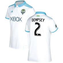 Load image into Gallery viewer, Clint Dempsey Seattle Sounders FC Women's 2017/18 Secondary Jersey - White